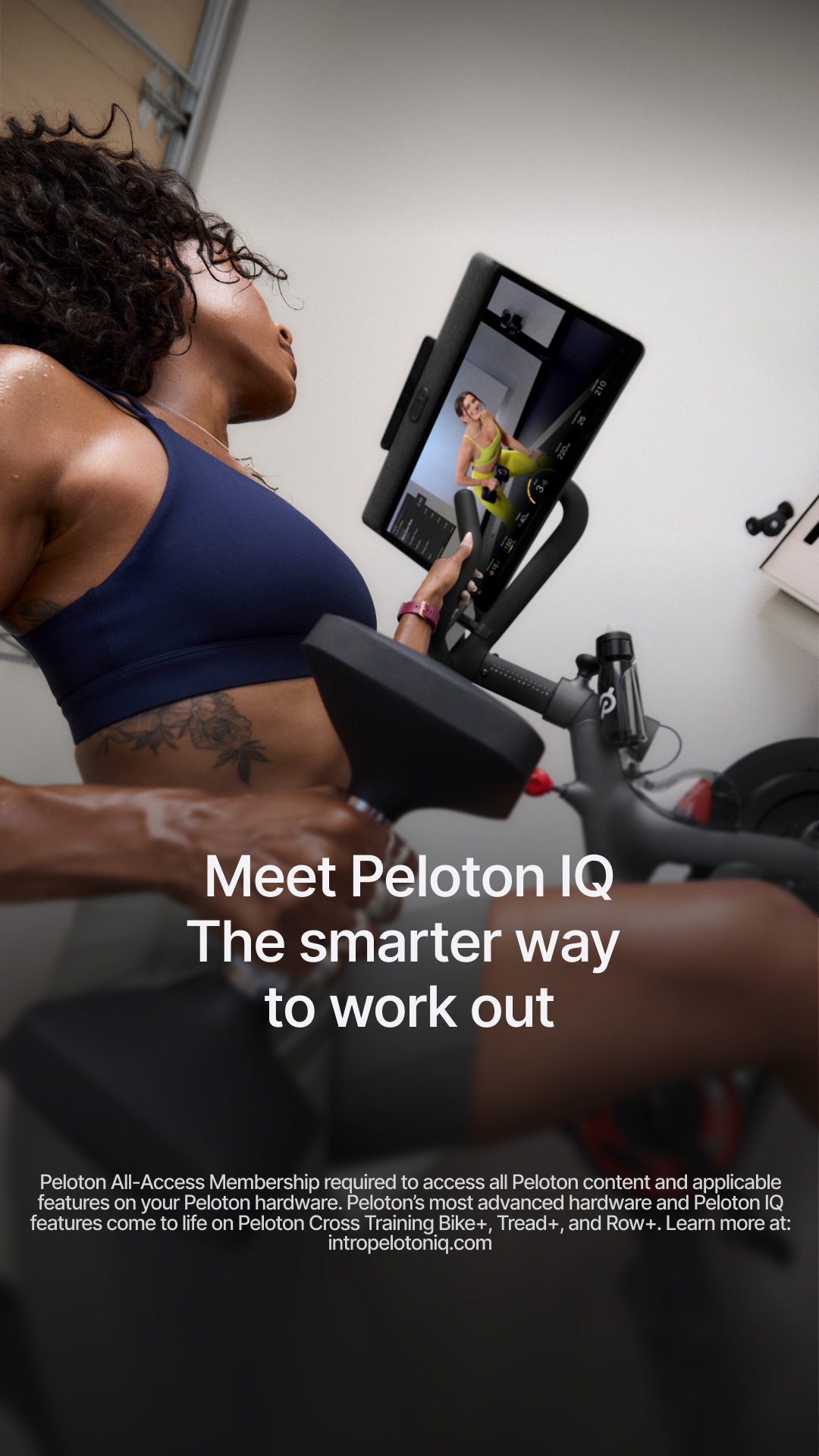 The new Peloton IQ plans workouts tailored to your goals, so you spend less time planning, more time sweating.