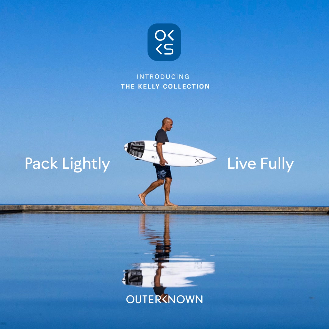 Kelly Slater spent decades living out of a single bag. His takeaway? You don’t need more—just better.
This collection is a refined system of elevated essentials built for versatility, durability, and purpose.
