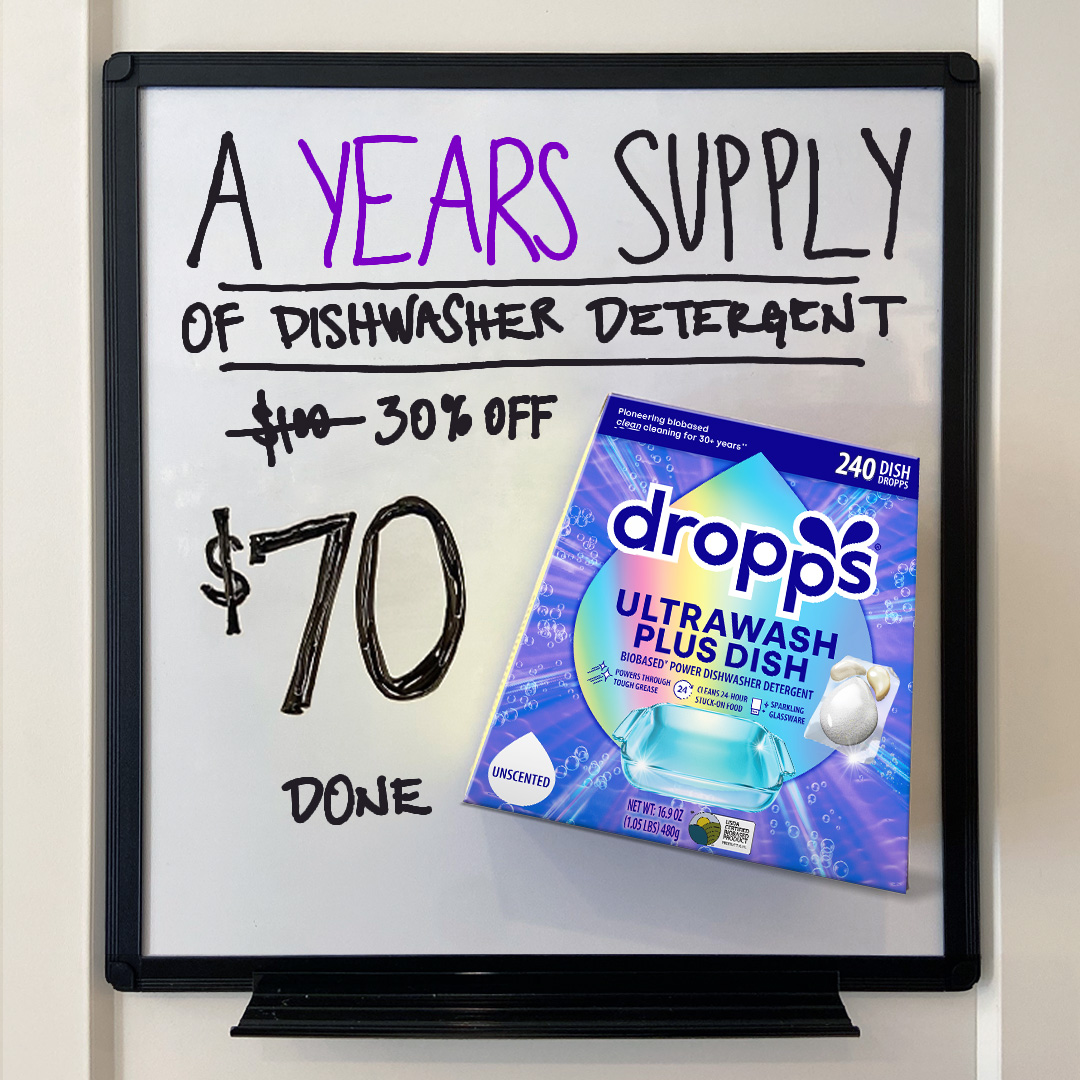 You shouldn't need a degree in chemistry to know your dishes are safe for your family. Dropps UltraWash delivers an industrial-strength clean that tackles 24-hour stuck-on mess, while keeping your home's safety a priorit