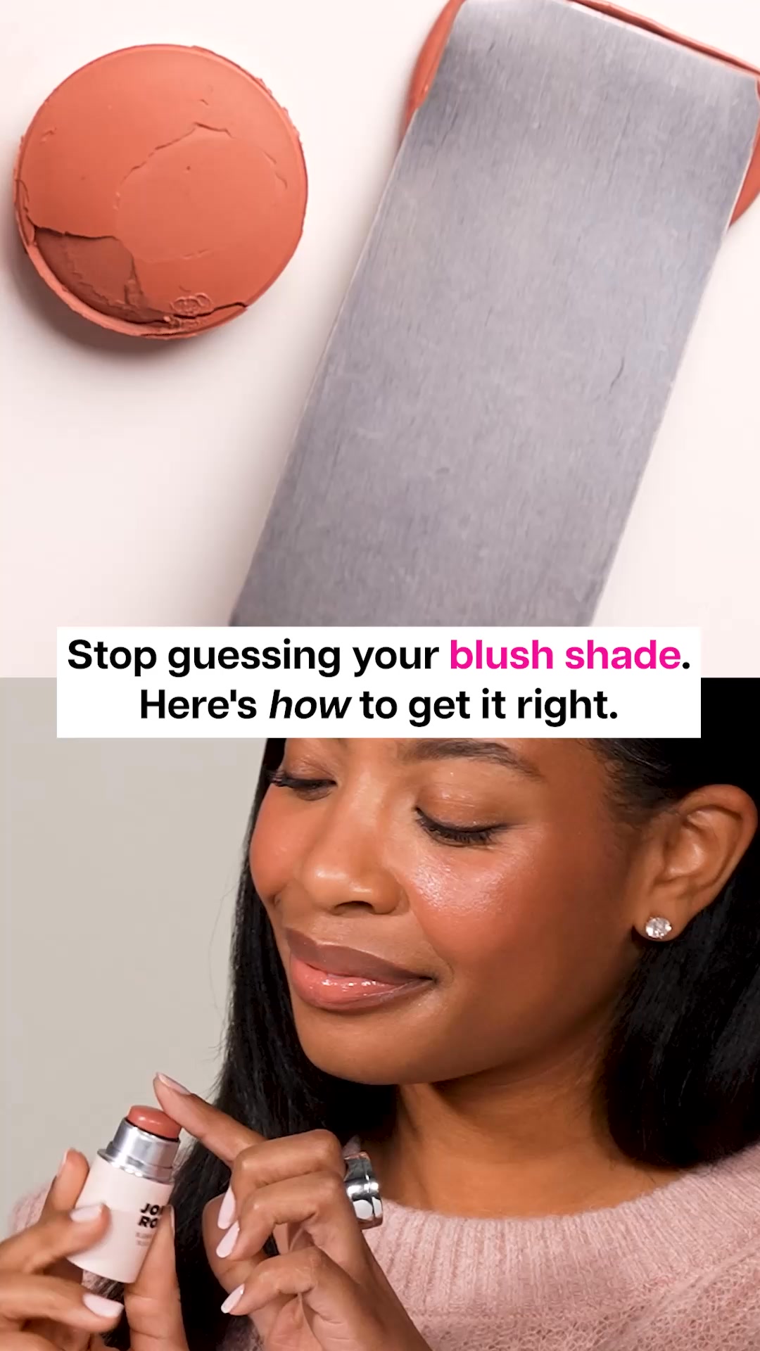 This compact stick works on both cheeks and lips, so it also has the versatility we love for keeping a routine simple. Plus, ceramides and nutrient-rich botanicals help keep cheeks feeling smooth, soft, and comfortably h