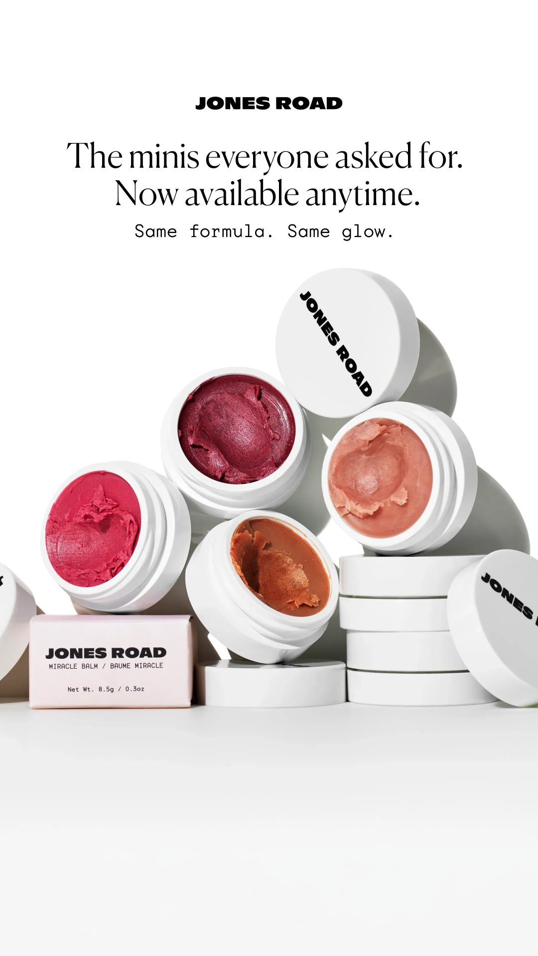 Miracle Balm is the easiest way to bring color back to your skin without covering it up. It melts into your skin for that fresh, hydrated flush—never patchy, never powdery.
