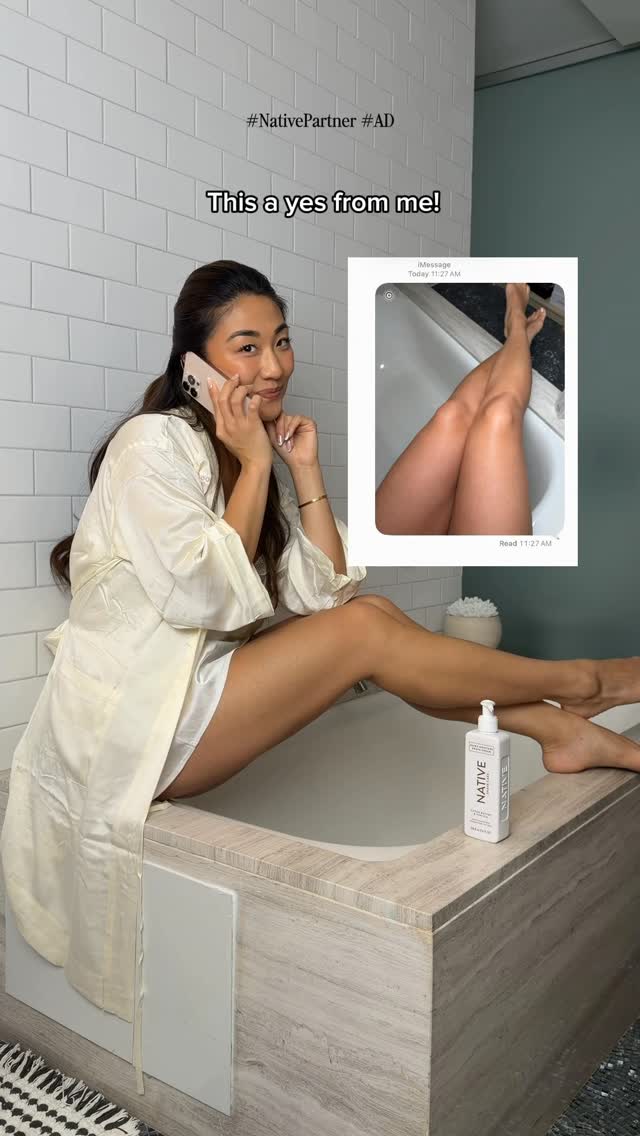 #Ad #NativePartner Not me hanging up mid call and driving straight to @target … I’m partnering with @native to show you my real shave routine because irritation after shaving used to be my normal. #ShaveRoutine