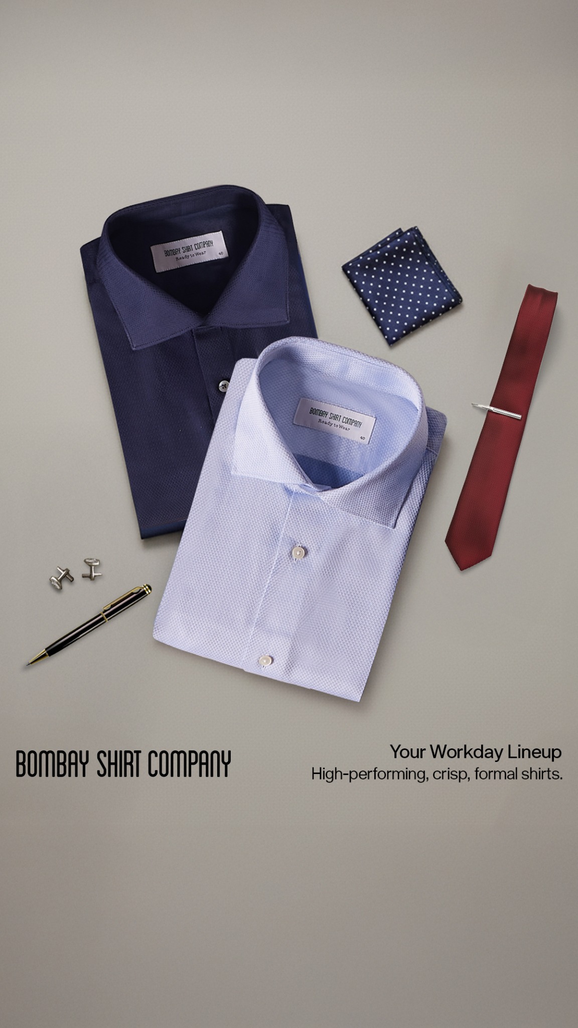 The last thing you should worry about at work is your shirt. Our crisp, polished, formal shirts have got you covered.