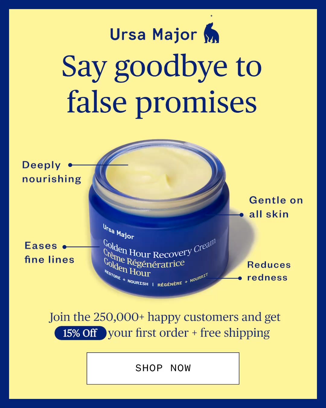Plump and repair your skin barrier. Clean yet incredibly effective.  Destined to become your forever face cream.