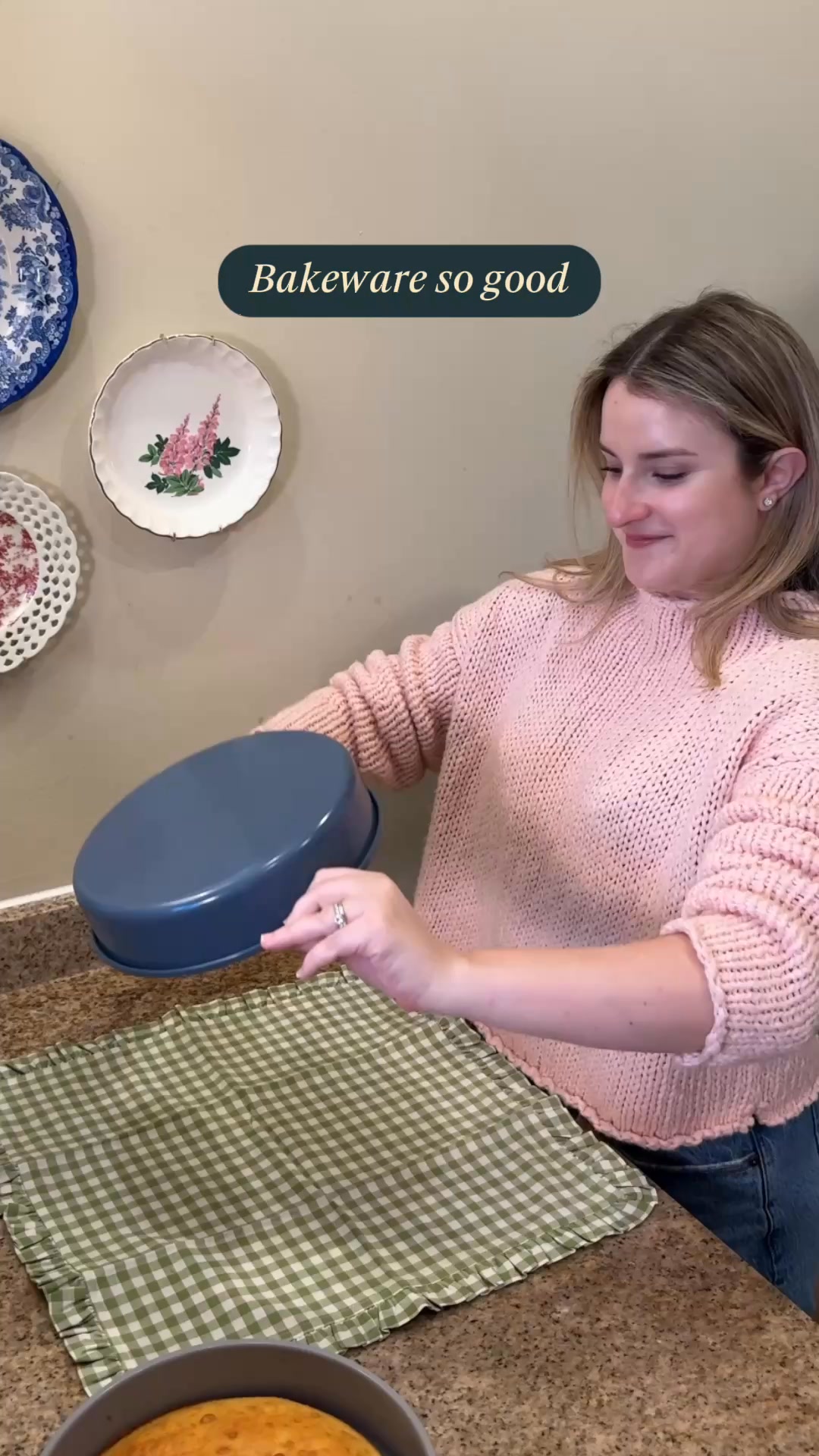 I bake a lot, so I’m picky about pans. These Caraway ceramic-coated ones heat really evenly and everything releases so easily.