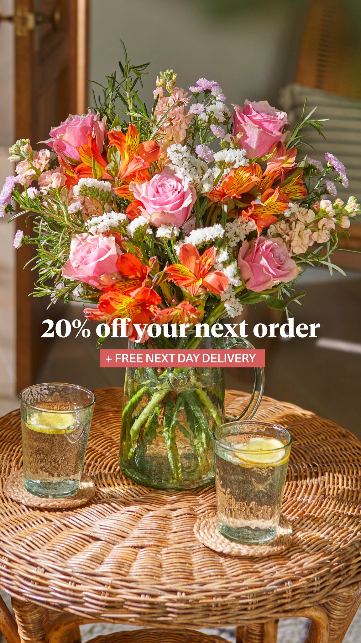 20% off your next order