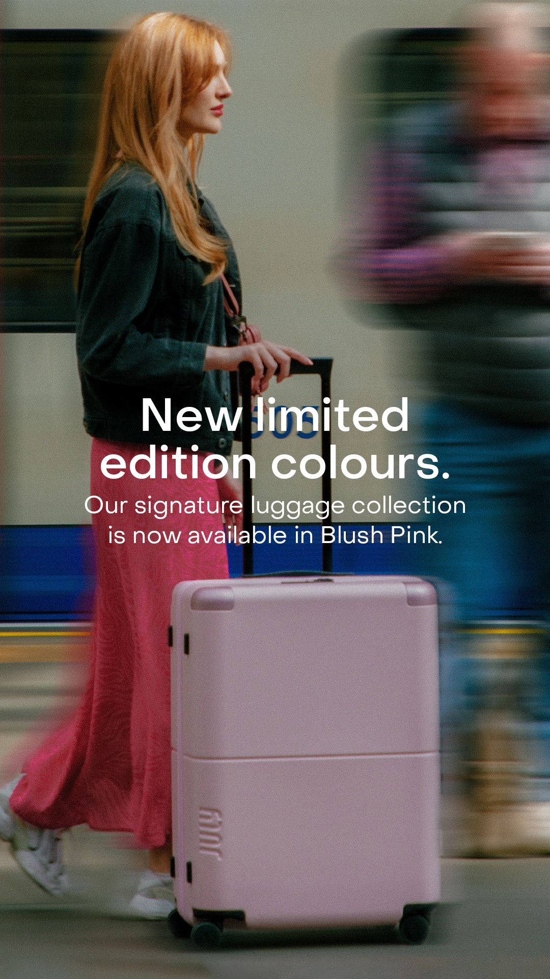 Bright days are ahead with Blush Pink, available in the Carry On, Checked and Checked Plus in the classic range.