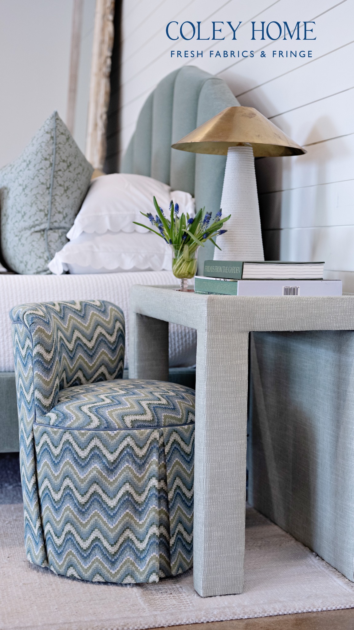 Meet new styles like the Lilly Chair and Ivy Bed, 27 new fabrics, a stunning new bullion fringe, and expanded by-the-inch options for the Hastings Lounge Banquette and Bryant Collection. We can't wait to see how you make