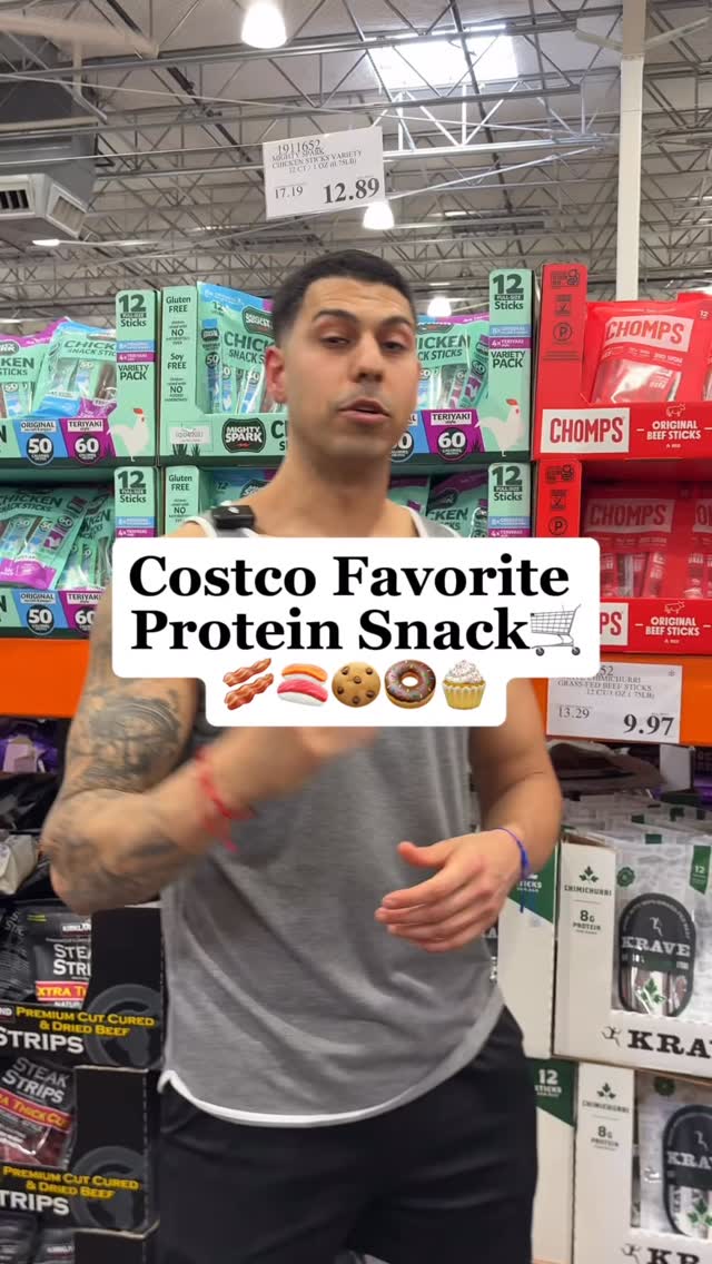 Costco snacks that actually keep you on track 
Just stocked up on @chomps at Costco  super easy grab-and-go option when you’re busy🛒

Perfect for your gym bag, car, or when you’re about to make a bad decision 🏋️

Which o
