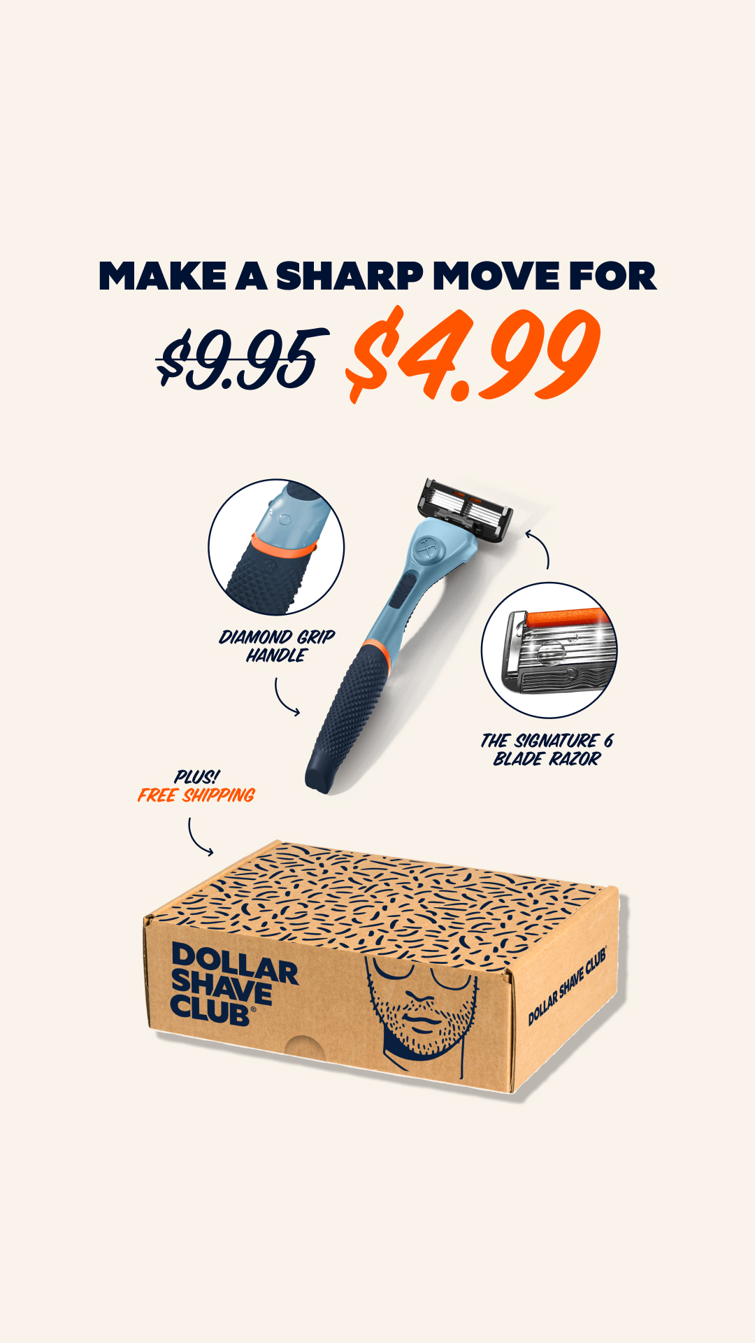 Restocking razors should never be an errand.  We’ll send your Starter Set directly to your door so you can focus on other things. Take advantage of this New Member Deal. Cancel anytime, no strings attached.