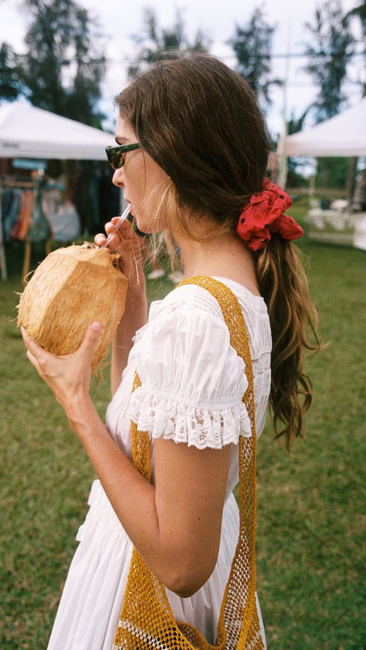 The first story of summer, our Open Collection has arrived. Want Christy’s advice? Grab a Fatima dress, and head to your nearest market 🥑