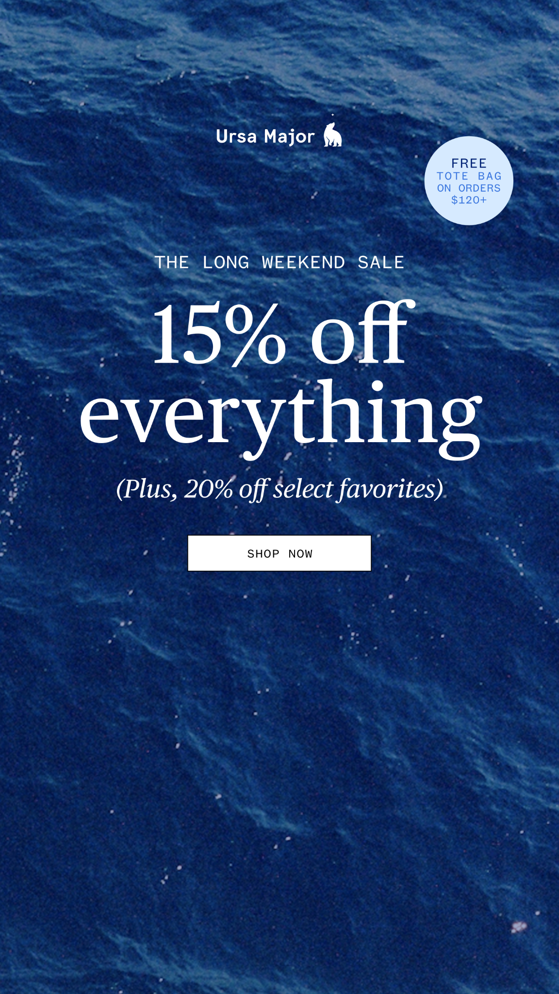 15% OFF EVERYTHING
