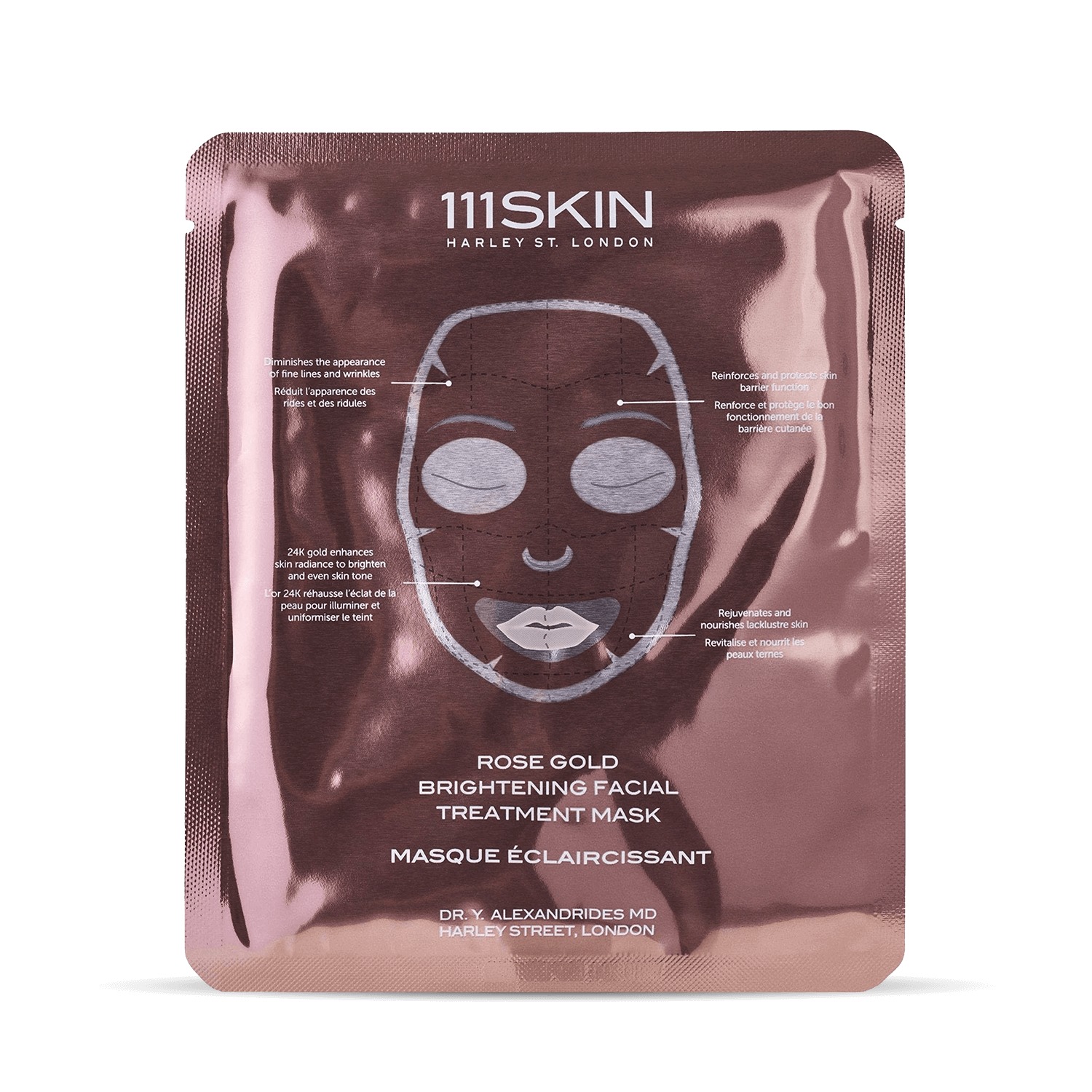 111SKIN Rose Gold Brightening Facial Treatment Mask 5 Masks 5 Masks