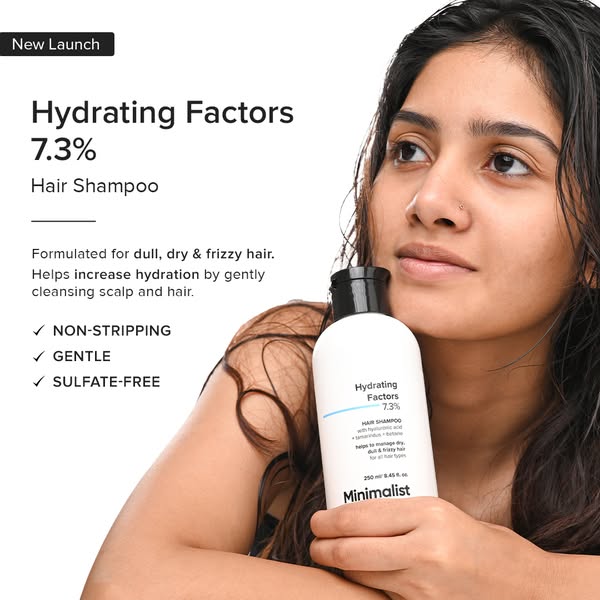 Meet our New Launch!!

Your hair doesn’t need harsh cleansers.
It needs hydration + gentleness.
Hydrating Factors 7.3% Shampoo
Formulated to cleanse while restoring moisture—perfect for dry & frizzy hair.
No sulfates. No