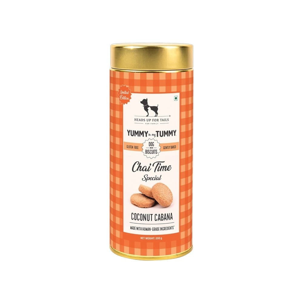 Looking for snacks that are yummy AND healthy for your dog? 🤔 Your search ends at YIMT Dog Biscuits, now made gluten-free 💛 100% Real meat, fruits & veggies. No preservatives, maida or sugar - so your dog gets to treat g