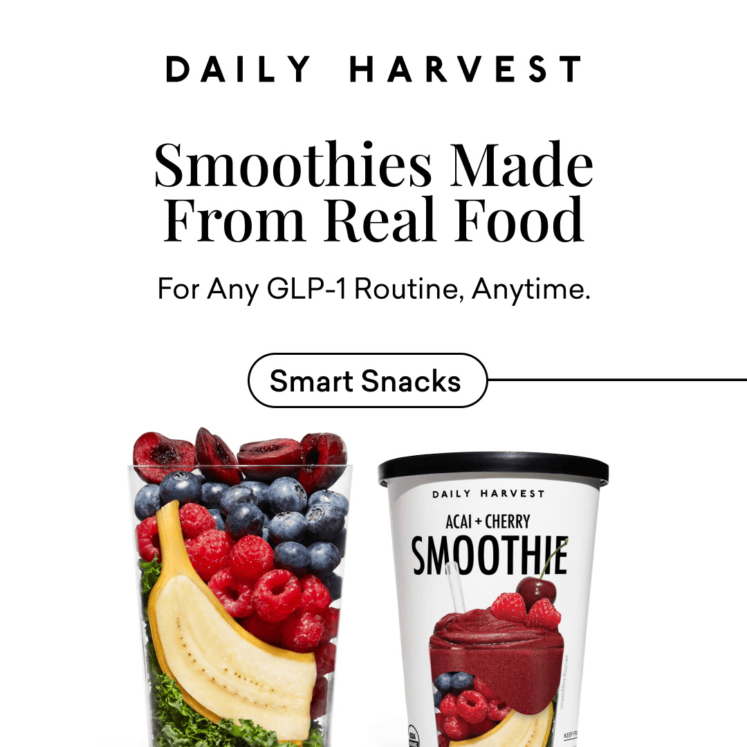 From meal replacements to light snacks, our GLP-1 Support box offers both high protein + classic smoothies for every hunger level.