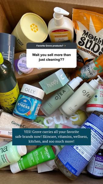 From self care to home care, Grove’s got you covered.💚