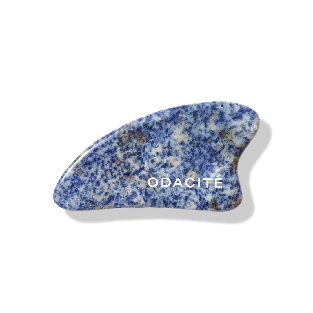 Crystal Contour • Blue Sodalite • Gua Sha