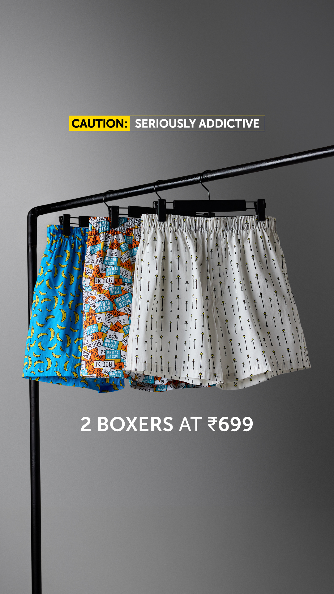 Once you wear it and you are hooked. Soft, breathable comfort you will keep reaching for. Grab 2 at ₹699