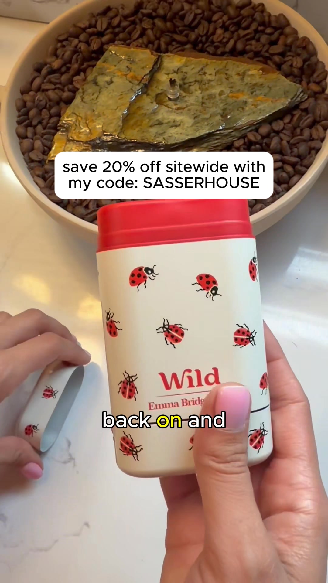 Get 20% off all Wild products with code SASSERHOUSE