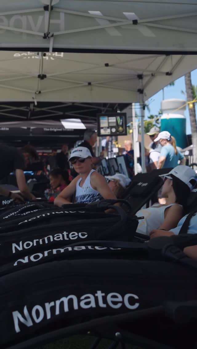 After conquering 140.6 miles, recovery begins. 💪🏼

At IRONMAN World Championship, every athlete had access to Hyperice technology, including the Normatec Elite Hips delivering targeted dynamic air compression that helps 