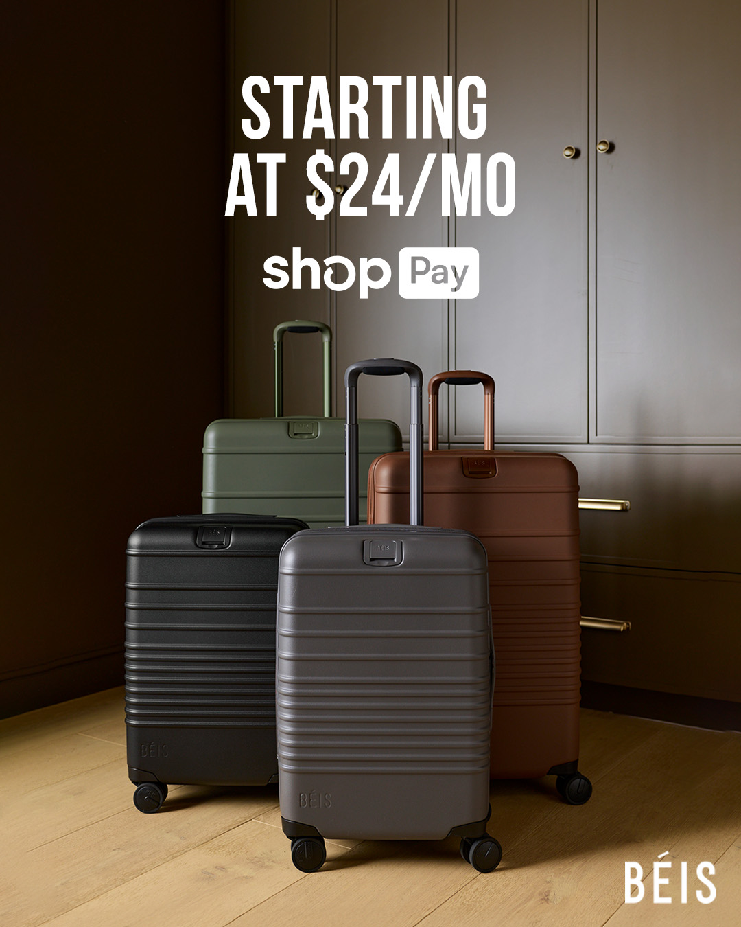 Only 25% up front—basically 75% off, right? Girl math courtesy of Shop Pay Installments.