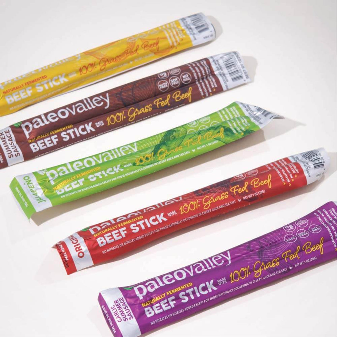 100% Grass Fed Summer Sausage Beef Sticks