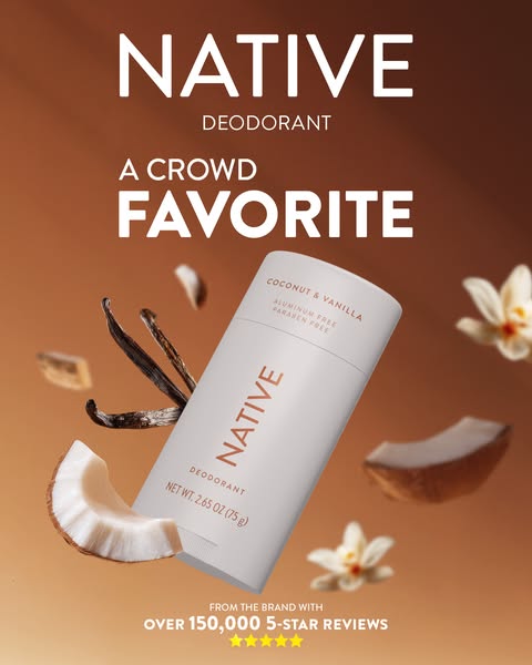 Native, Aluminum Free Deodorant
