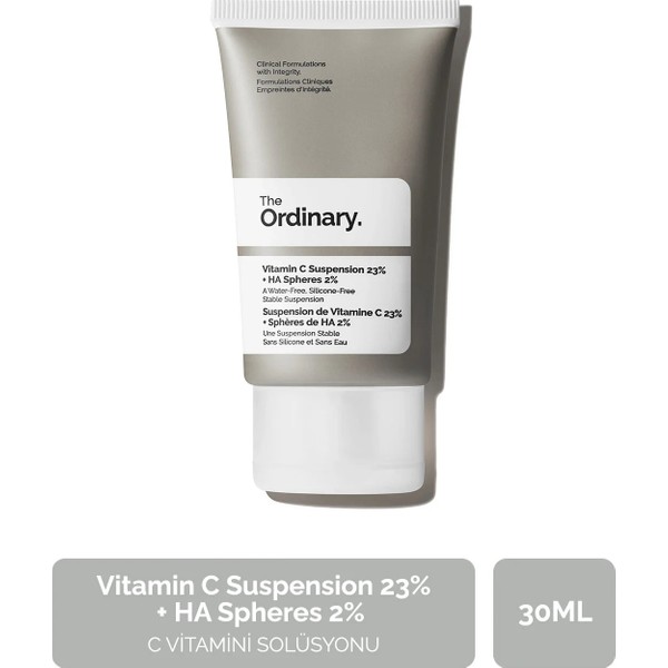 The Ordinary 30 ml Vitamin C Suspension 23% + HA Spheres 2% Aydınlatıcı Serum Tüm Cilt Tipleri