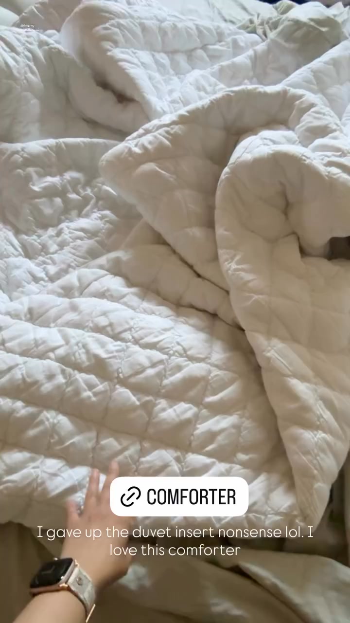 "I gave up the duvet insert for this"