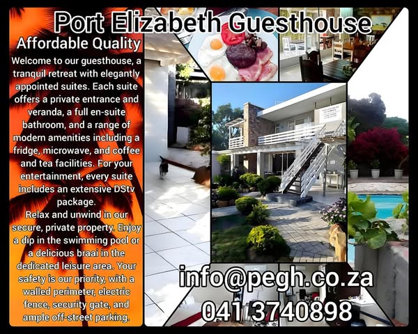 PE Guesthouse — Part of the Port Elizabeth Guest House Group
