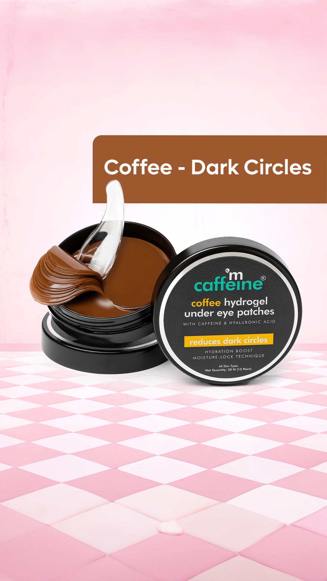 Depuff. Hydrate. Brighten.! 💯
Coffee Hydrogel Under Eye Patches

🤎 Reduces dark circles
🤎 Reduces puffiness
🤎 Gives hydration 

In just 15 mins!

Shop Now 🛒
#mCaffeine