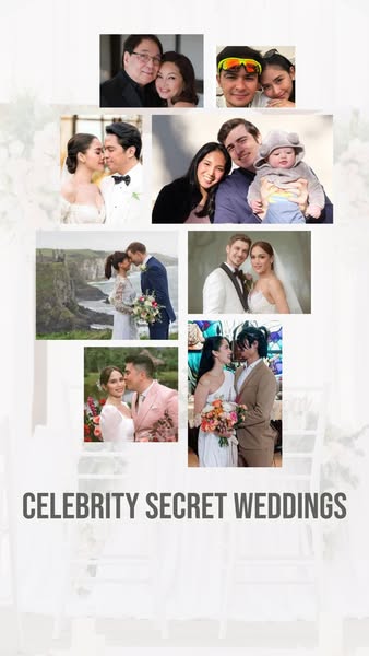 Celebrity secret weddings