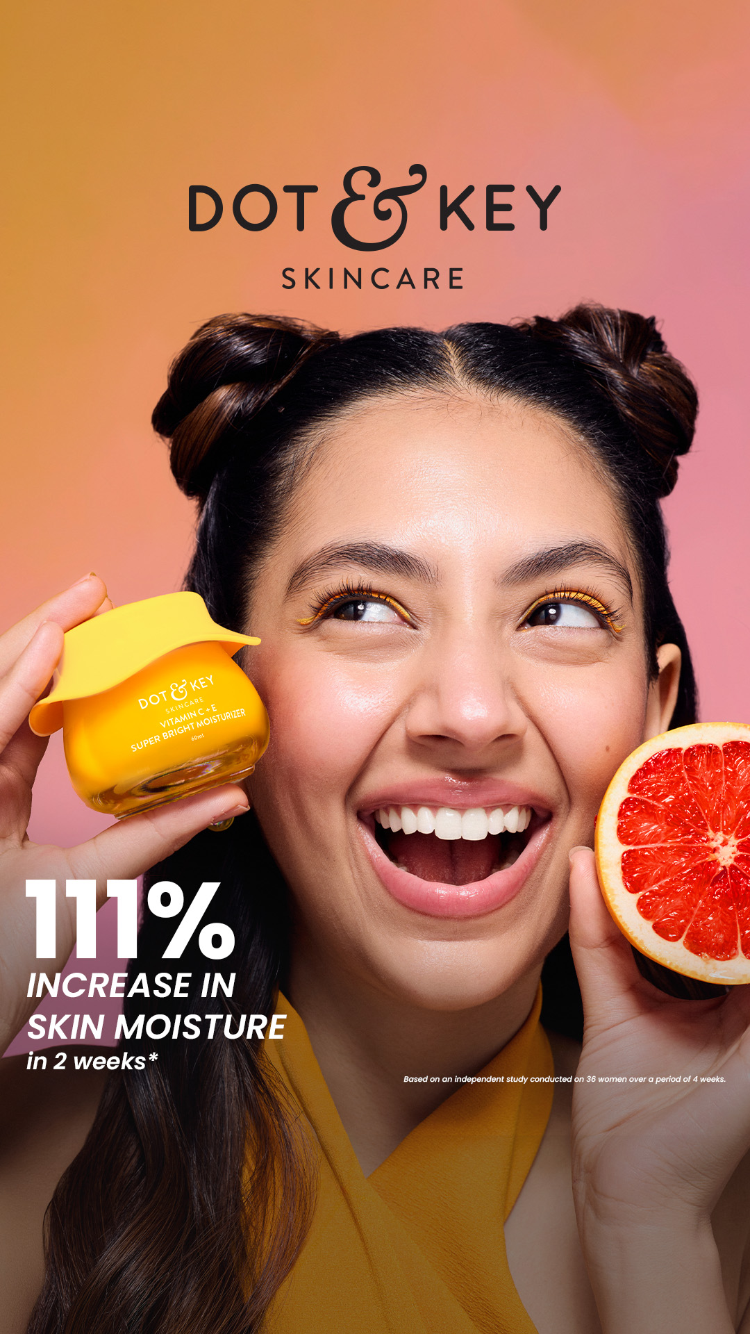 Get Even-Toned, Glowing Skin with Vitamin C+E Moisturizer😍
🧡 35% increase in skin brightness in just 28 days
🧡 Fades dark spot & treats pigmentation
🧡 Infused with Triple Vitamin C

Why Dot & Key Moisturizers?
✅ Non-Come
