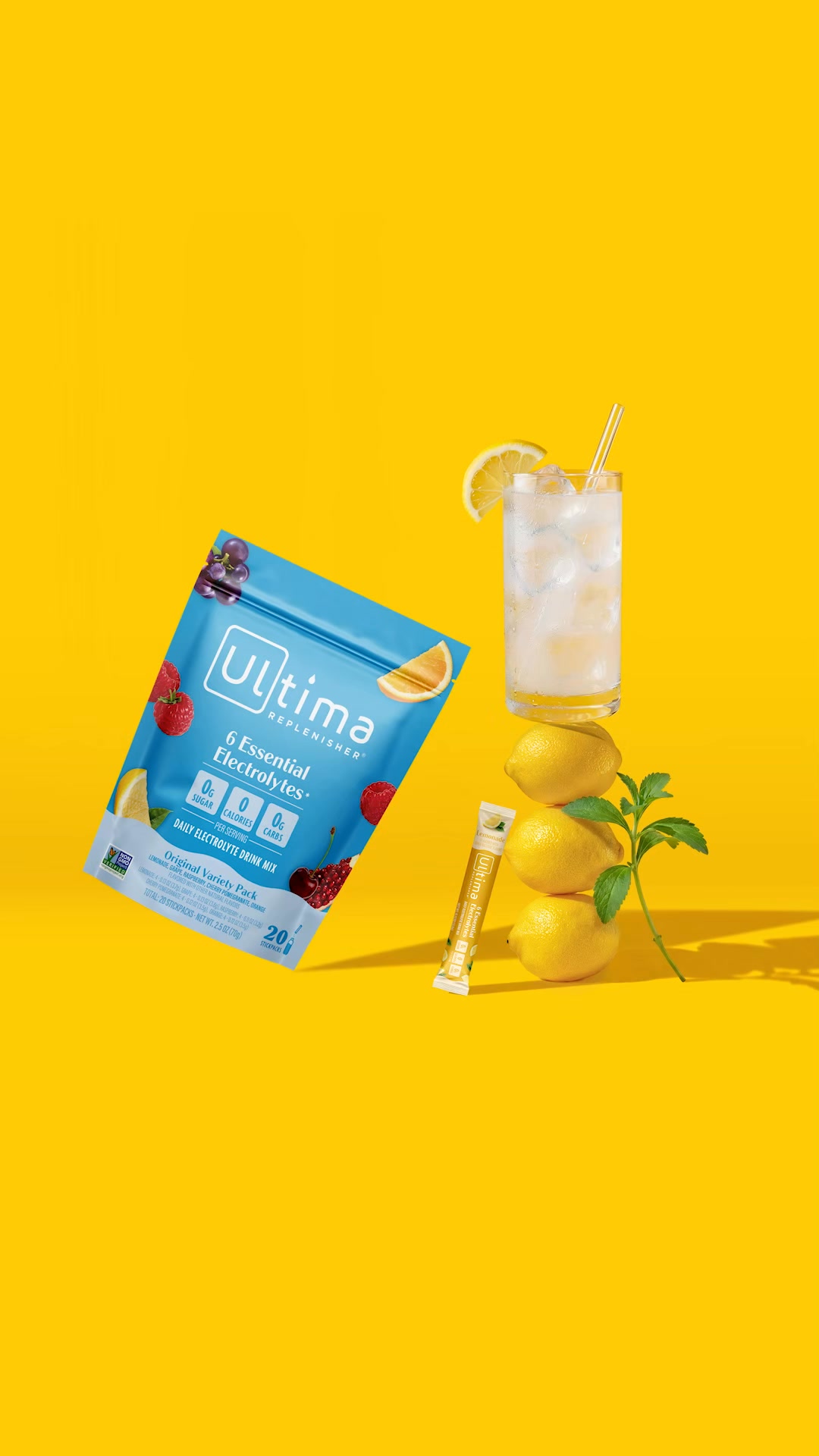 Your official reminder to hydrate daily. With 6 key electrolytes low sodium and no junk.