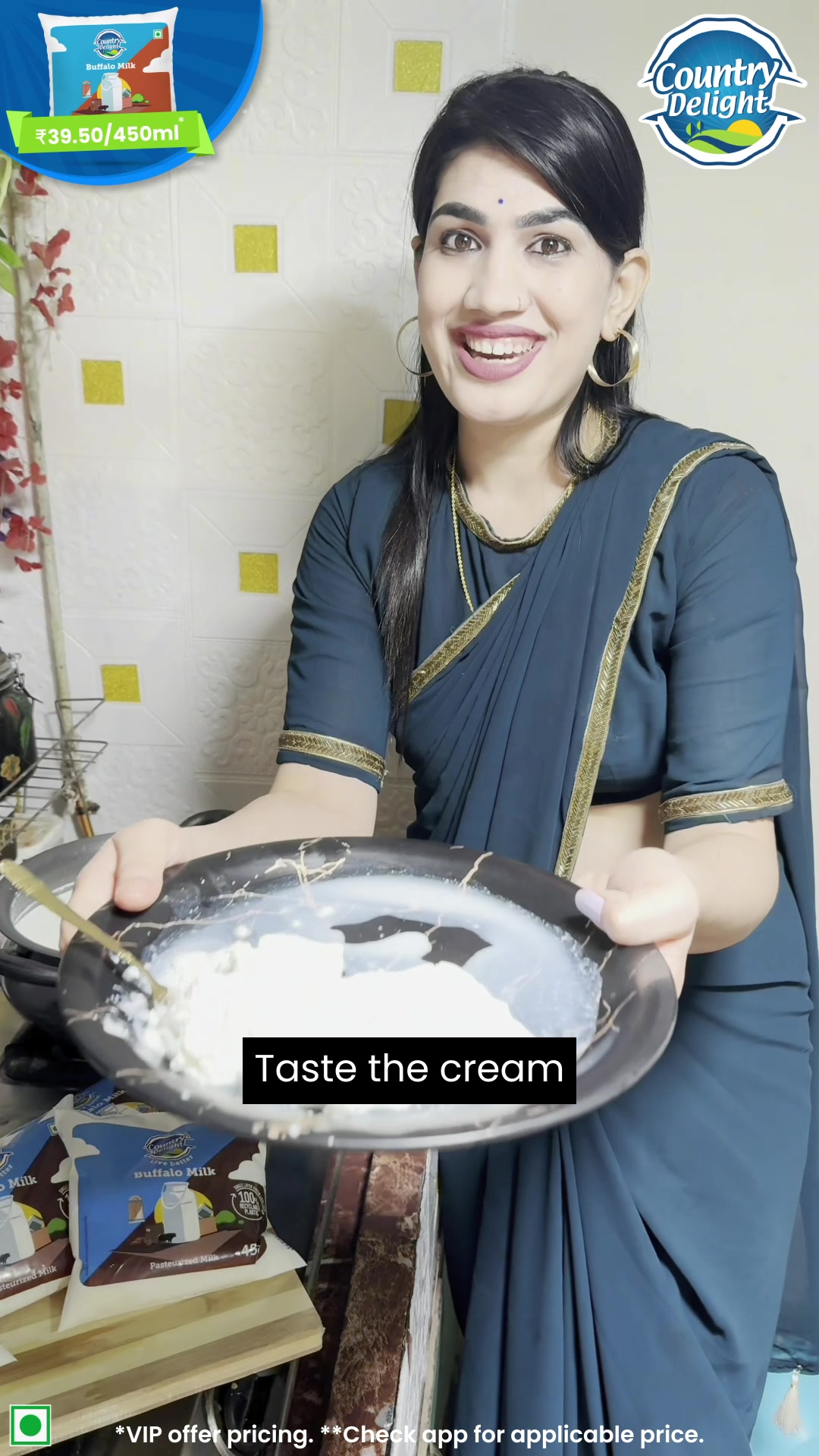 ✔️Ghee
✔️Paneer
✔️Curd

Make all these  at your home with naturally thick, creamy Buffalo Milk from Country Delight
Download the App and order now