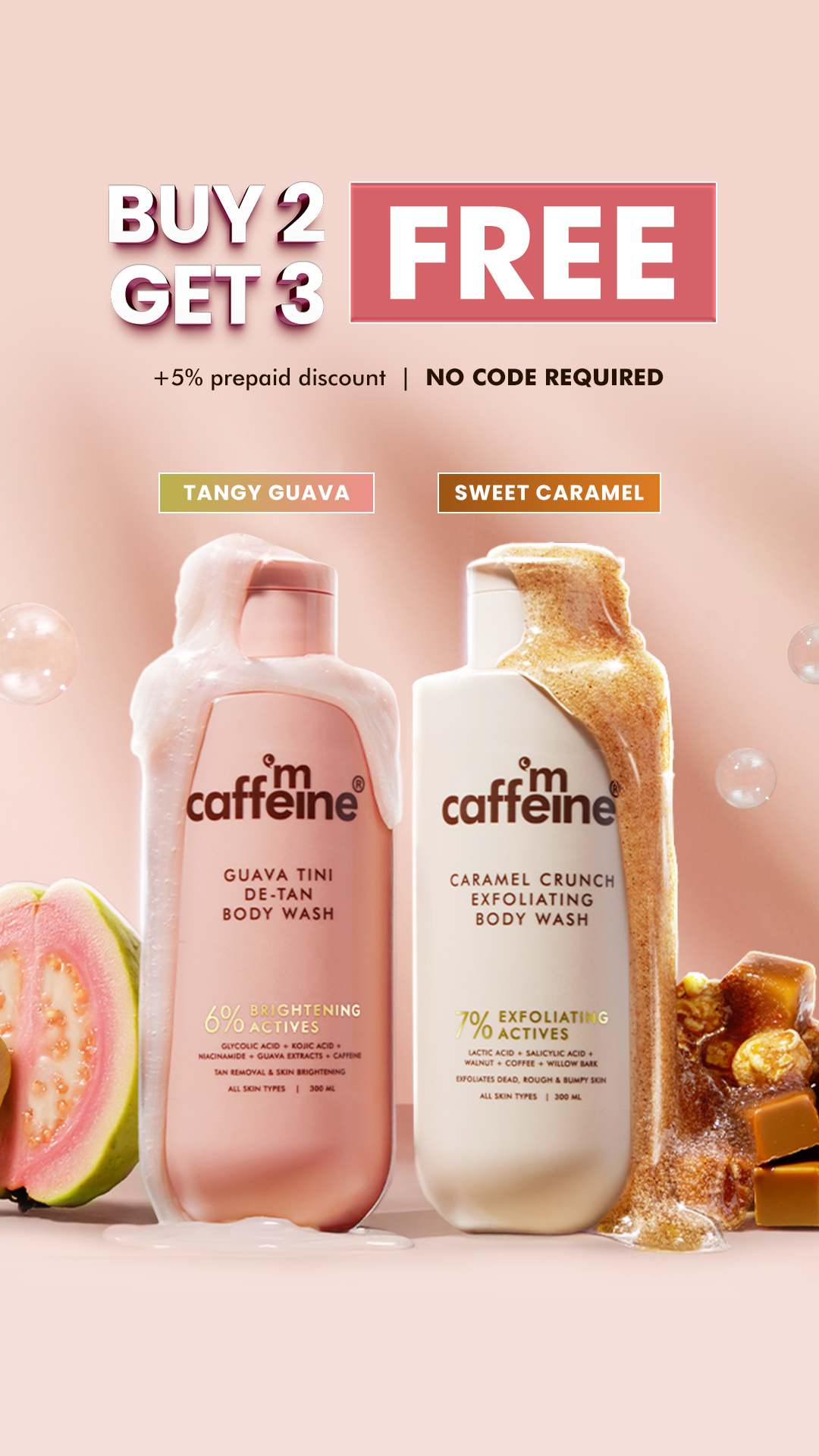 🥳BUY 2 GET 3 FREE Sale is Live Now🥳
Start achieveing your skincare & body care goals by getting 5 of your essentials at the price of 2 ONLY😱🤌 Rush Now before they go out of stock!

No Code Required❌

HURRY LIMITED TIME O