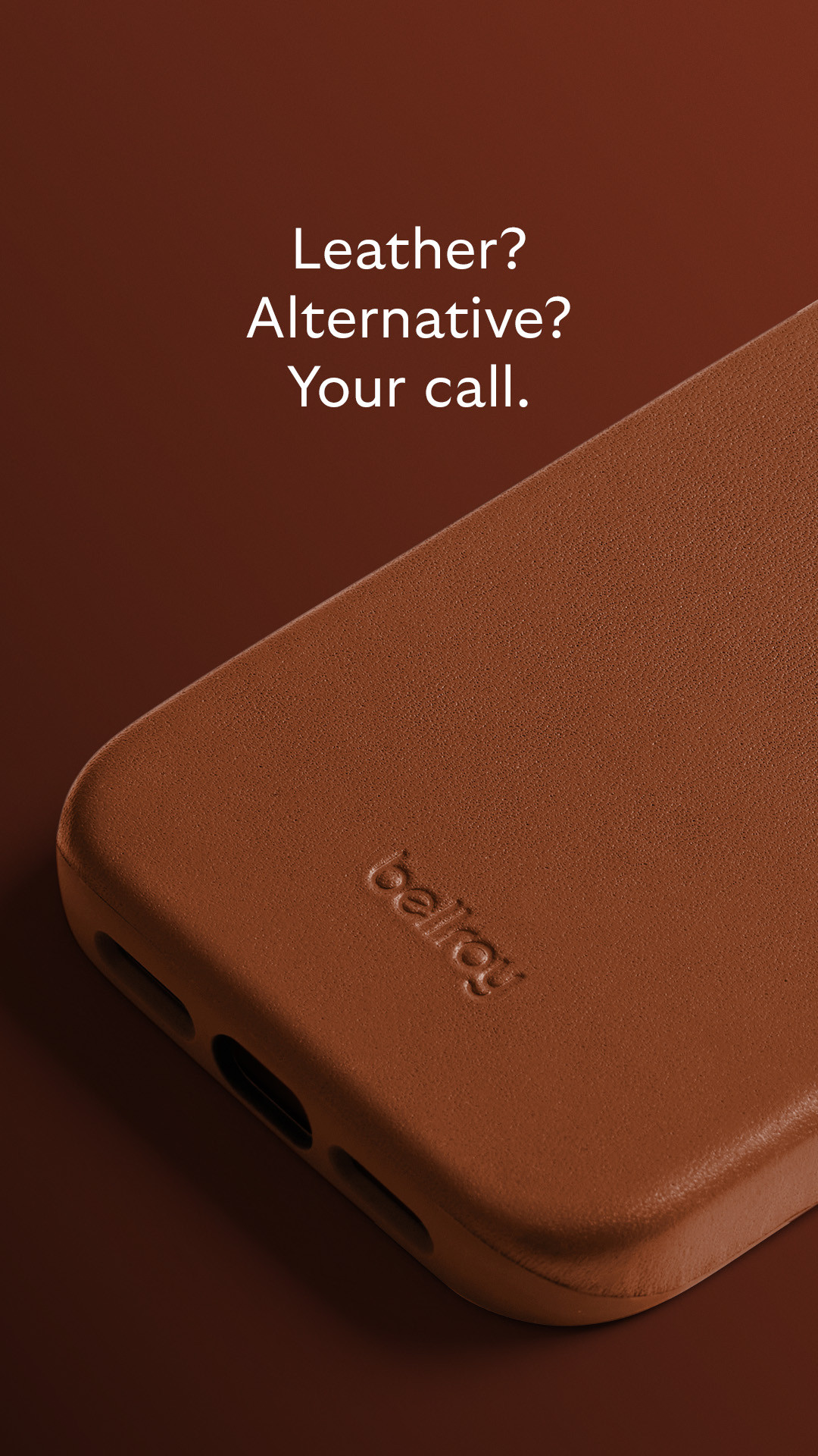 Choose your iPhone’s protector 🤳
Between our classic leather iPhone cases and our next-gen leather-alt INNOVERA™ option, there’s something for every type of tech lover.