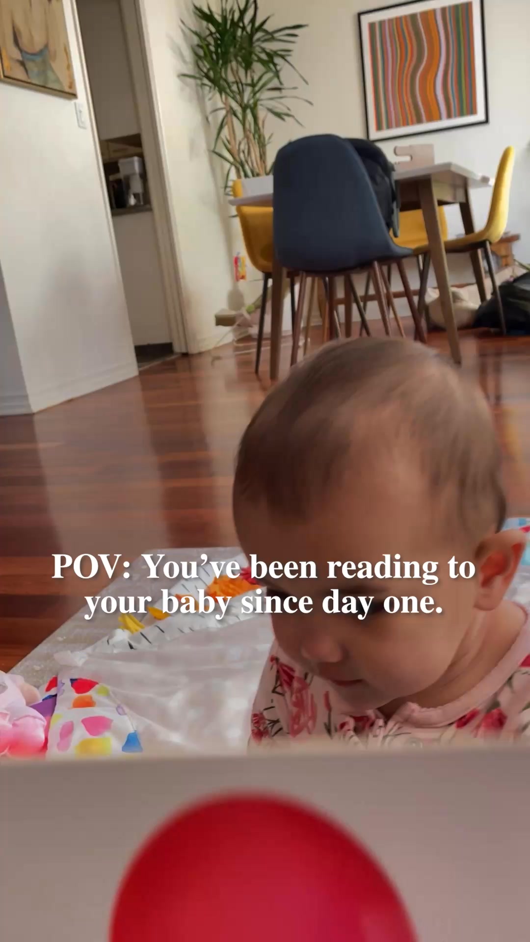 POV: You've been reading to your baby since day one. 🙌