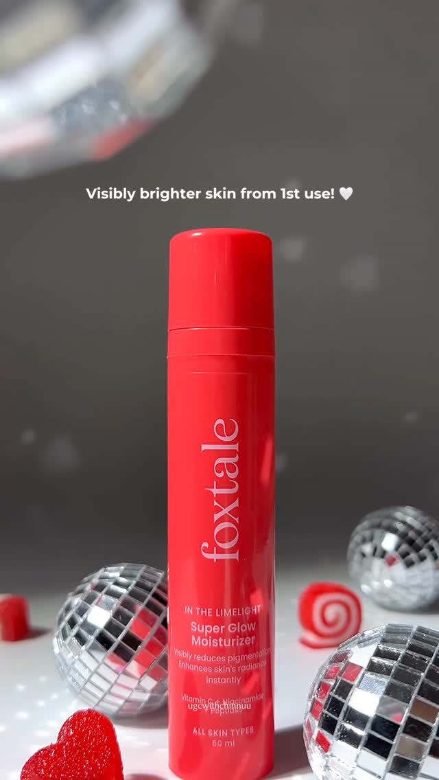 Glow that shows from the first use @foxtaleskin Super Glow Moisturizer = instant hydration + visible radiance❤️

[ glow moisturizer, vitamin C moisturizer, squalane moisturizer, moisturizer for glowing skin, festive glow