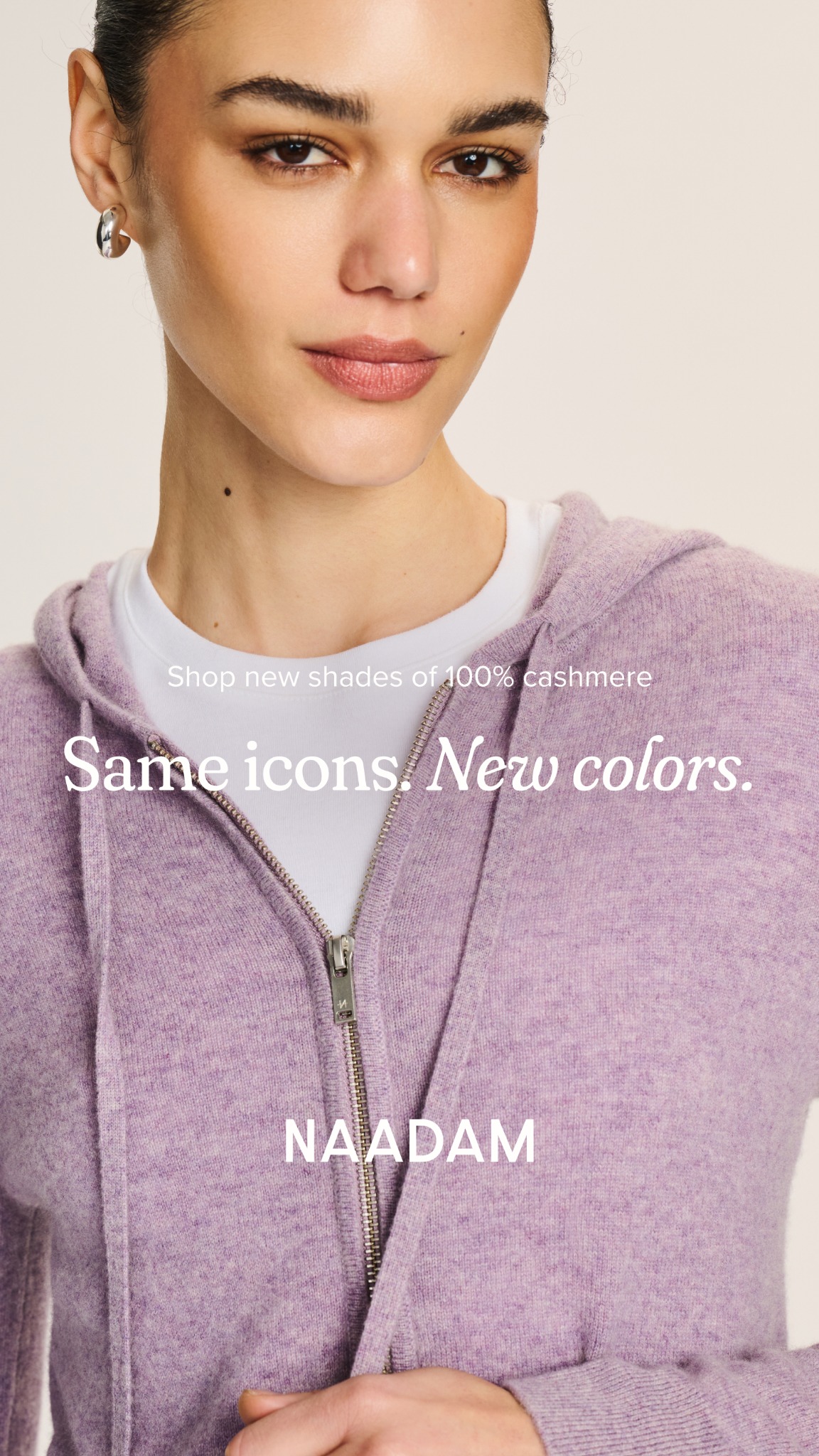 Our best-selling cashmere now in new seasonal shades.