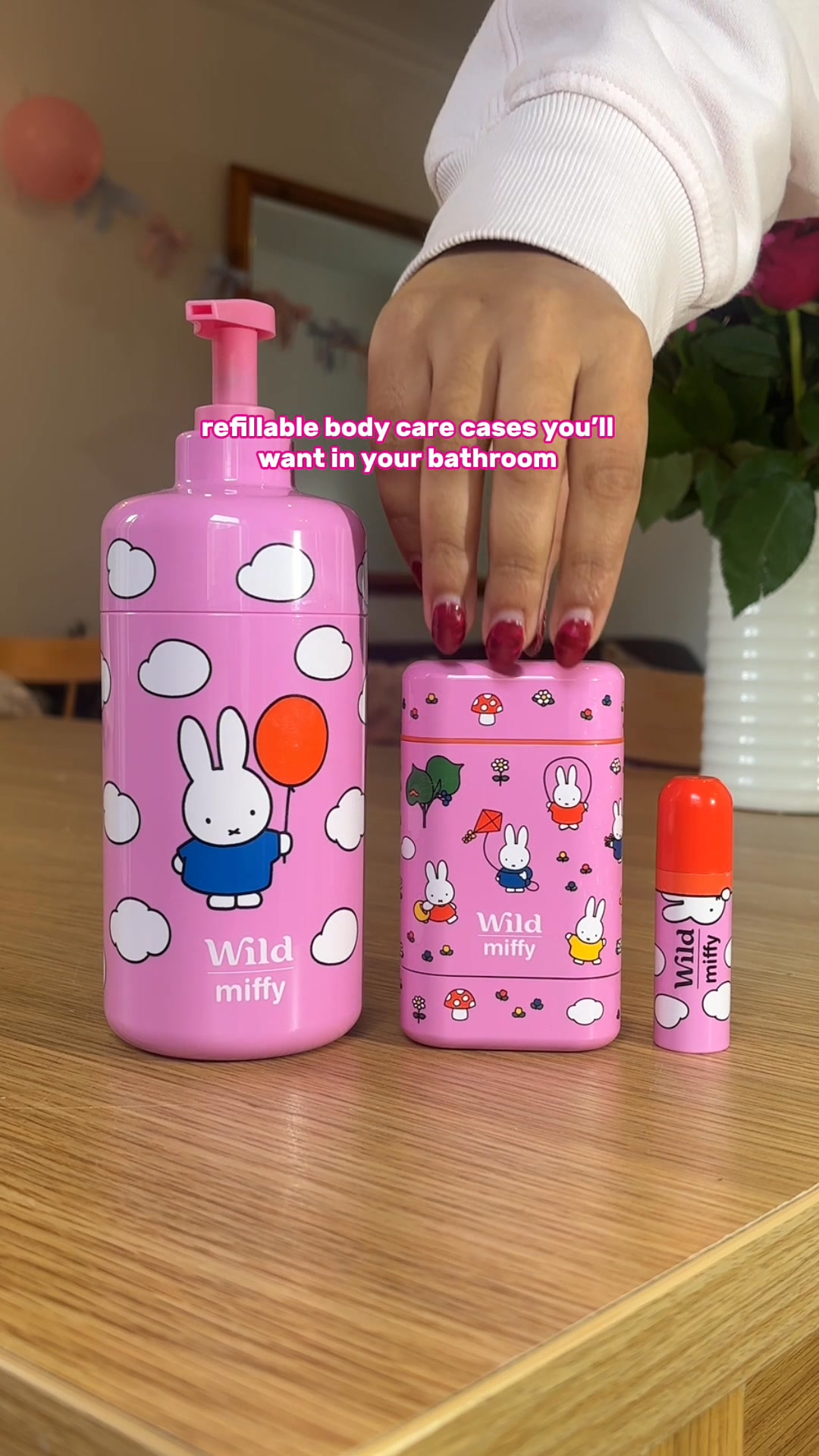 Stay fresh with Miffy x Wild refillable personal care ♻️🐰