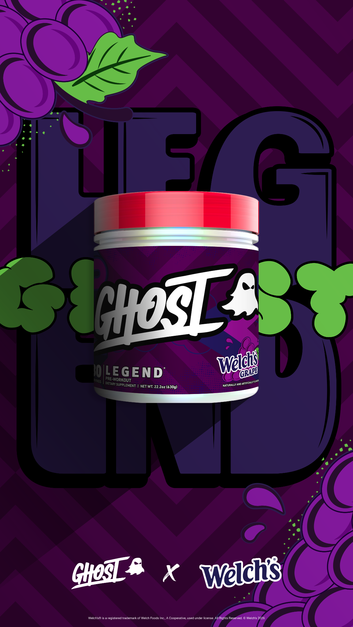 GHOST LEGEND® X WELCH'S® GRAPE