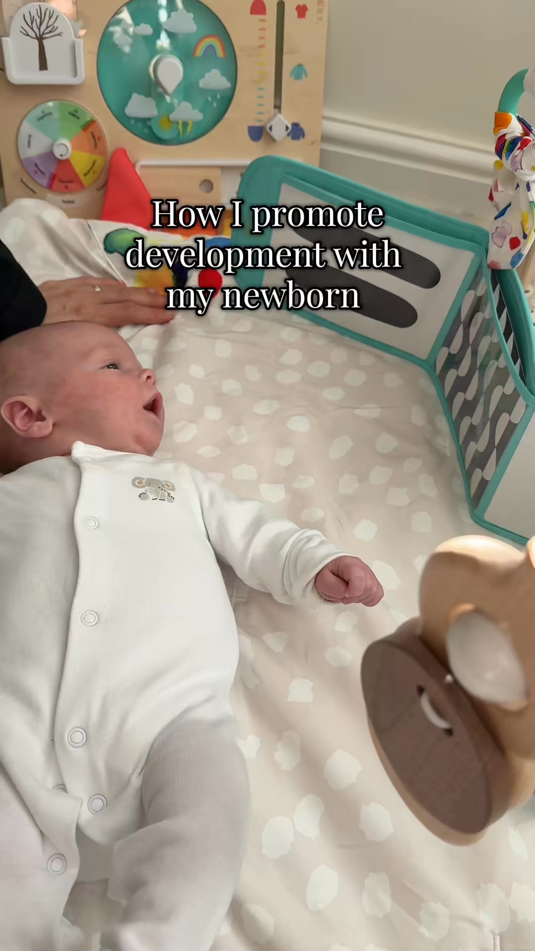 "I'm not sure what I would have done without @Lovevery when my daughter was a baby, and now my newborn son gets to experience the magic of it too! ✨ " Thanks for sharing @@hannahmotherhood!