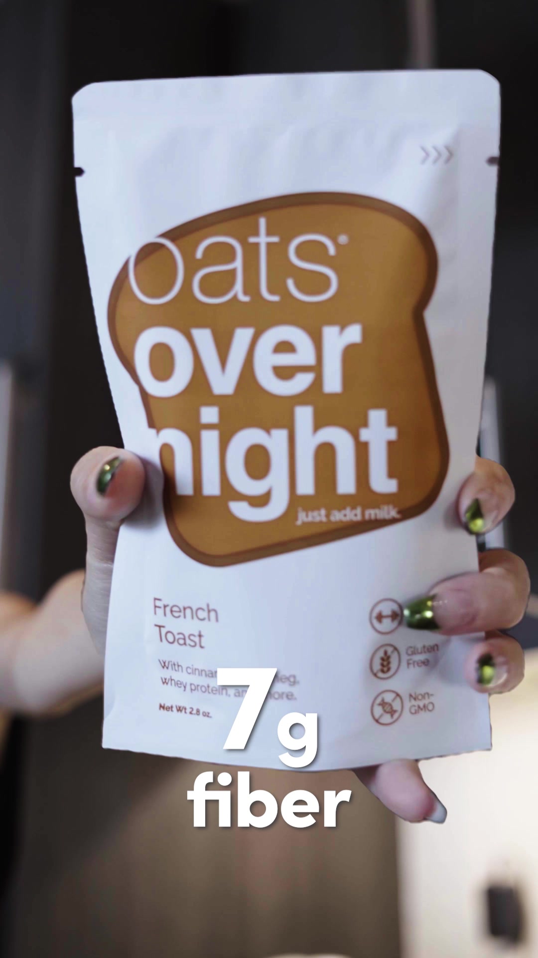 Spoon-free oatmeal. 20g protein. Tons of flavors.