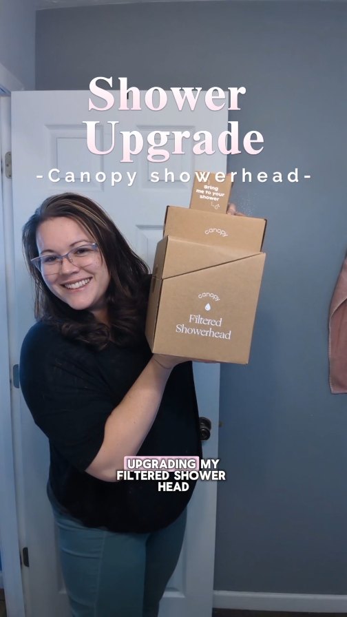 Mention "SHOP" and I'll send you my exclusive discount link 😉 (Make sure you hit that follow button to properly receive the link!)

🚿 An @get.canopy upgrade I've been so excited to make and I LOVE it. 

My husband still 