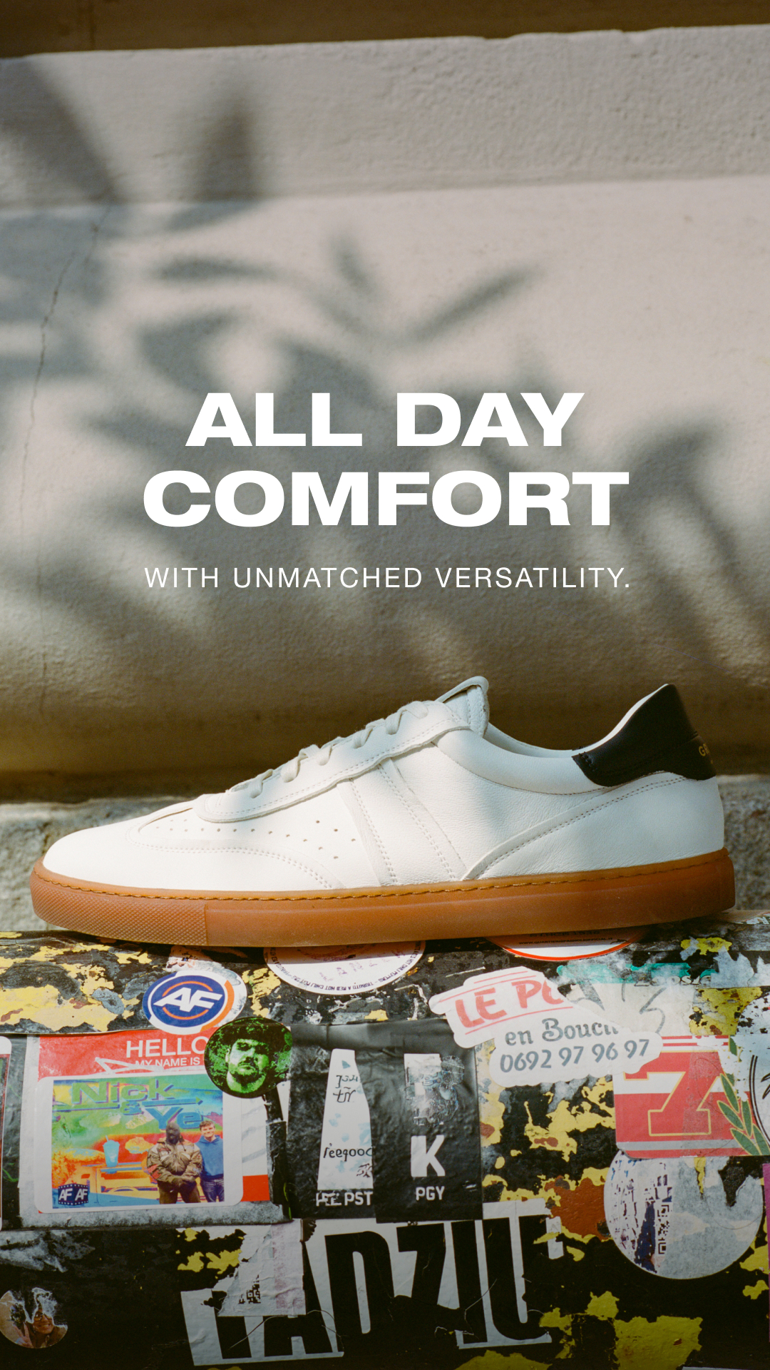 Inspired by the sporty styles worn by footballers the world over, but polished up and elevated with buttery soft, yet strong, premium Italian leather and natural rubber.