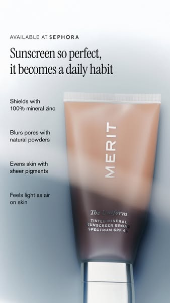 MERIT Tinted Mineral Sunscreen at Sephora