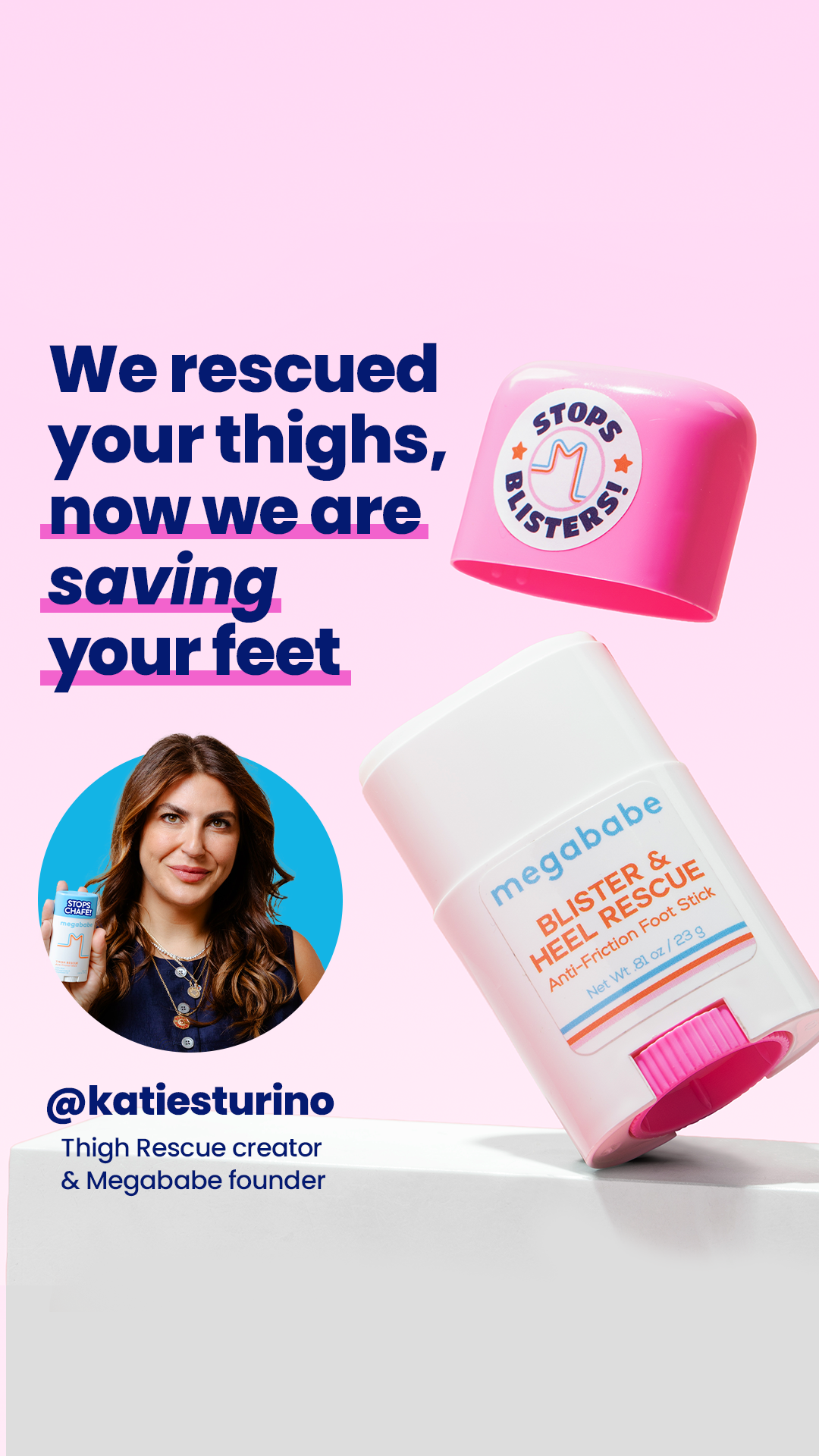 We solved thigh chafe. Now we're coming for your blisters.👟💖