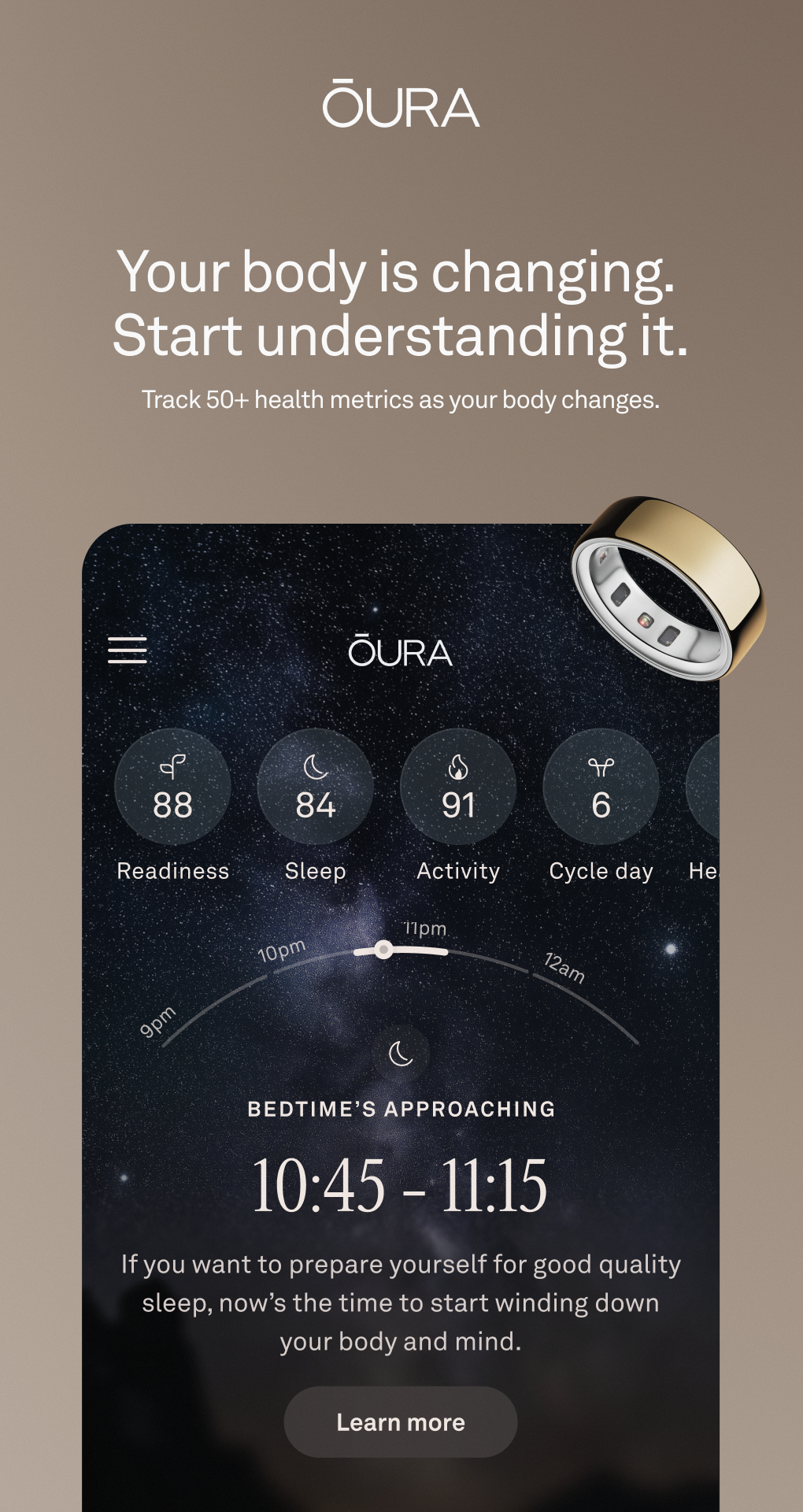 Your body is changing.
